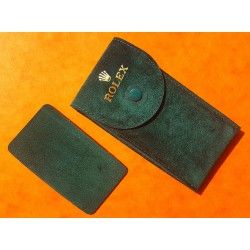 Original Rolex Suede green velvet pouch traveler's service holder case watches Submariner, Gmt, Daytona, Explorer, Air King