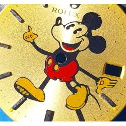 ROLEX RARE COLLECTIBLE OYSTERDATE PRECISION EXOTIC WATCH DIAL ✰MICKEY MOUSE✰ Ref 6694 CAL MANUAL