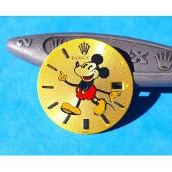 ROLEX RARE OYSTER DATE PRECISION ACIER CADRAN ✰MICKEY MOUSE✰ MONTRE REF 6694 CAL MANUEL