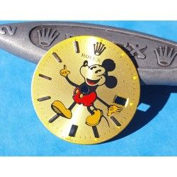 ROLEX RARE OYSTER DATE PRECISION ACIER CADRAN ✰MICKEY MOUSE✰ MONTRE REF 6694 CAL MANUEL