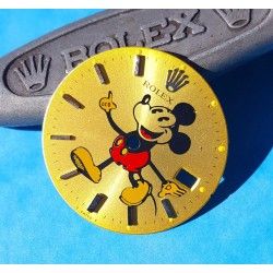 ROLEX RARE OYSTER DATE PRECISION ACIER CADRAN ✰MICKEY MOUSE✰ MONTRE REF 6694 CAL MANUEL