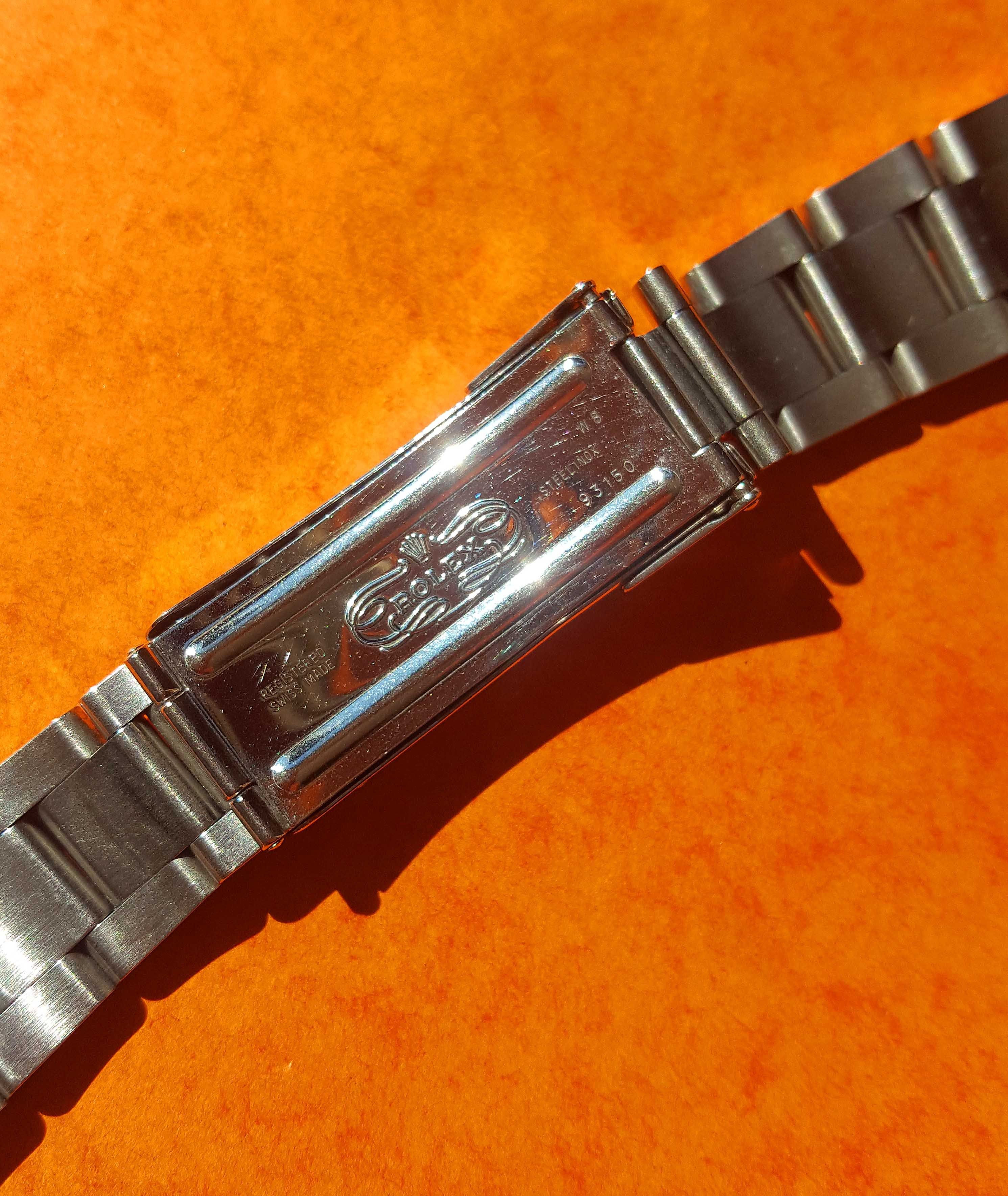 ROLEX VINTAGE 1996 OYSTERBAND DIVER BRACELET SUBMARINER 93150 / 580 ...