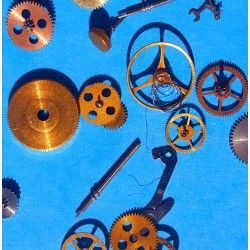 Lot Of Watch spares, what part, watch accessories, axle, wheels, screws, balance, watch bits for sale