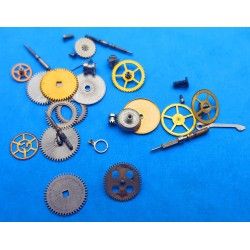 Lot Of Watch spares, what part, watch accessories, axle, wheels, screws, balance, watch bits for sale