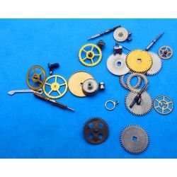 Lot Of Watch spares, what part, watch accessories, axle, wheels, screws, balance, watch bits for sale