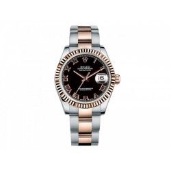 Rolex authentique maillon or rose 13mm de bracelet montres medium DateJust 178271, 178341