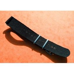 ROLEX BLACK NATO WATCH STRAP BRACELET 20mm SUBMARINER 5512, 5513, 1665, 16660, 14060, 16800, 168000, 5514, 5517, 5508