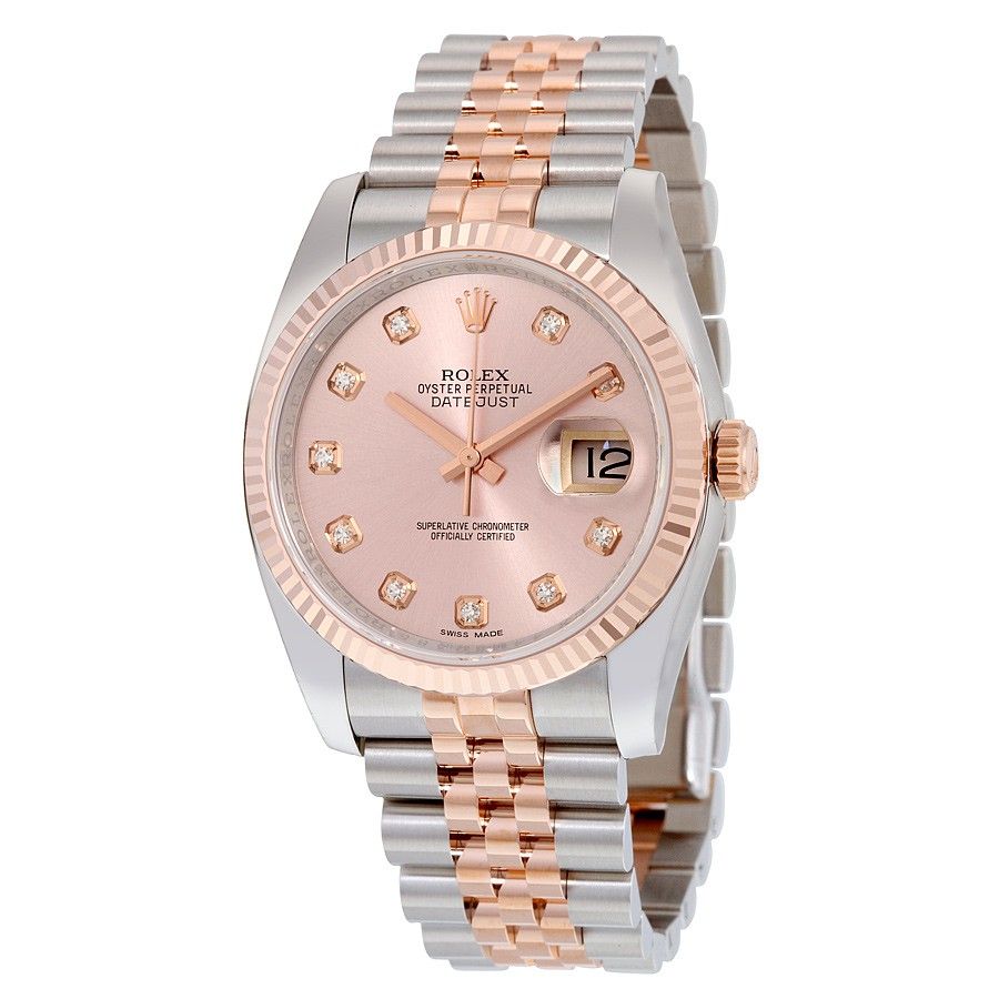 Swiss Rolex Datejust diamant en or rose cadran en or rose Bracelet 1453977  – Replique montre de luxe,fausse Rolex montre, montre pas cher