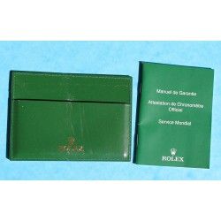 PORTE CARTES ETUI DOCUMENTS MANUEL DE GARANTIE MONTRES ROLEX EN CUIR CARTE DE GARANTIE CB ref 4119209.34