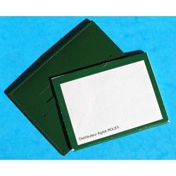 Exclusive & Collectible Rolex Fir Green Card Holder paper documents watches guarantee, 11.5 cm x 8cm, ref 4119209.34