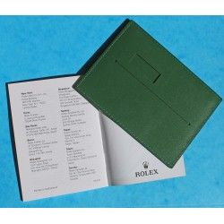 Exclusive & Collectible Rolex Fir Green Card Holder paper documents watches guarantee, 11.5 cm x 8cm, ref 4119209.34