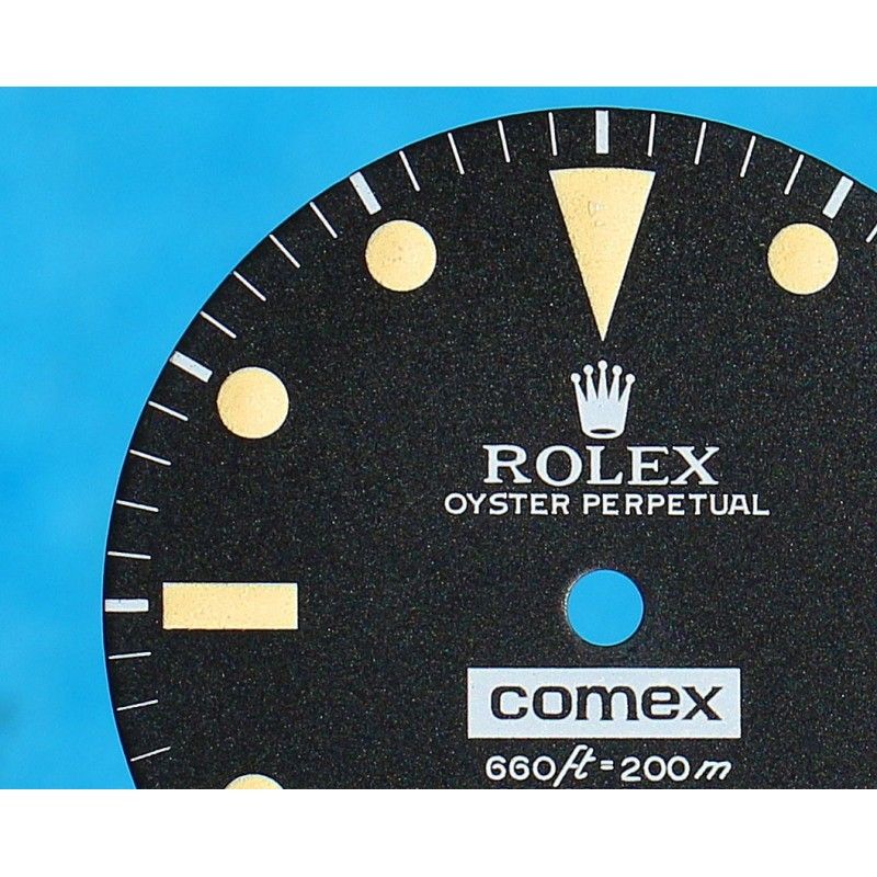 Cadran de type Rolex Submariner COMEX 5514 Refini Tritium signé SINGER Cal 1520, 1530, 1570