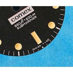 Cadran de type Rolex Submariner COMEX 5514 Refini Tritium signé SINGER Cal 1520, 1530, 1570