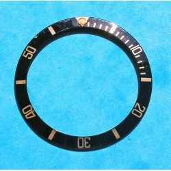 Rolex 90's Faded Blue Black color Submariner Date Tutone 16803, 16613, 16808, 16618 Watch Bezel Graduated Insert Part