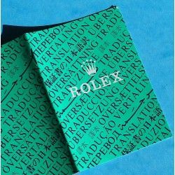 Vintage 80-90s Collector Rolex Green oyster Translation booklet watches 16800, 16660, 16550, 16750 ref 565.00.300.6.96