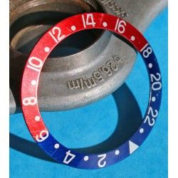 Rolex Faded GMT Master 1675, 16750, 16753, 16758 Pepsi Blue & Red color Bezel Watch Insert Part 24H