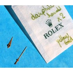 Rolex 50's Vintage Mens Gold Wristwatch Dauphines Hands Tritium, Radium Datejust, President Cal 1030, 1060, 1570, 1530