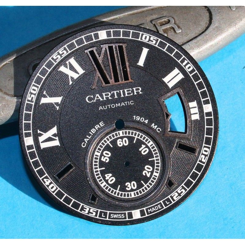 Cartier Authentique Cadran Noir montres Calibre de Cartier Automatique ref W7100016