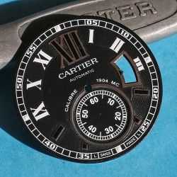 Cartier Authentique Cadran Noir montres Calibre de Cartier Automatique ref W7100016