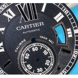 Cartier Authentique Cadran Noir montres Calibre de Cartier Automatique ref W7100016