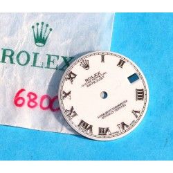 Rolex Cadran Blanc Chiffres Romains Montres Medium Oyster Perpetual Datejust ref 68000