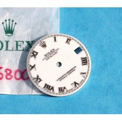 Rolex Cadran Blanc Chiffres Romains Montres Medium Oyster Perpetual Datejust ref 68000