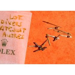 Rolex Lot Aiguilles à restaurer Tritium montres Oyster Perpetual & Datejust 1601, 1600, 1603 & 1500, 1501, 1565 cal 1570, 1560