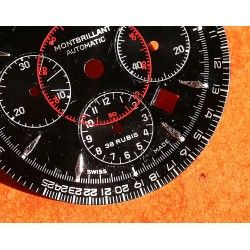 BREITLING CADRAN MONTBRILLANT CHRONOMETRE AUTOMATIQUE COULEUR NOIR ET ROUGE