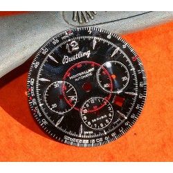 BREITLING CADRAN MONTBRILLANT CHRONOMETRE AUTOMATIQUE COULEUR NOIR ET ROUGE