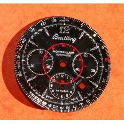 BREITLING CADRAN MONTBRILLANT CHRONOMETRE AUTOMATIQUE COULEUR NOIR ET ROUGE