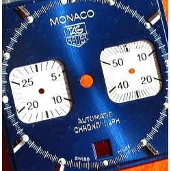 Cadran TAG Heuer MONACO STEVE MCQUEEN Chronometer Original couleur NOIRE 30mm
