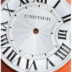 Cartier authentique Cadran Argent chiffres romains Ballon Bleu W69011Z4 Moyen Modèle