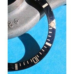 Rolex 90's Glossy Black color Submariner Date Tutone 16803, 16613, 16808, 16618 Watch Bezel Graduated Luminova Insert Part