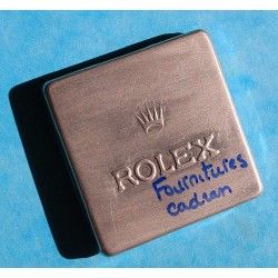 ROLEX Vintage Accessoire Boite métallique fourniture horlogère ancienne de montres ♛ Rolex années 50, boite aluminium