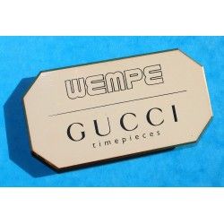 GUCCI Timepieces Wempe Bijouterie, Vintage présentoir affichage vitrine montres Hugenin freres swiss made