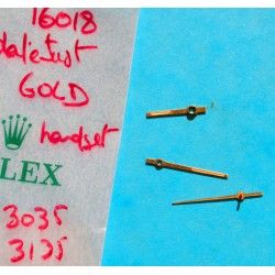 Rolex 70 & 80's Mix Watch part Lot Yellow gold hands tritium vintages Datejust, Oyster Cal 3035, 3135