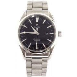 Omega Rare Cadran noir Montres Seamaster AquaTerra Noir ref 2517.50.00