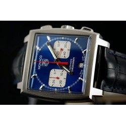 TAG HEUER MONACO WATCH IVORY WHITE SUBDDIAL SQUARE STEVE MCQUEEN