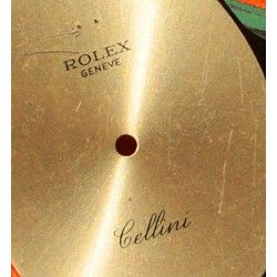 Rolex pièce détachée Horlogerie Rare Cadran Montres Cellini genève Or ref 4047
