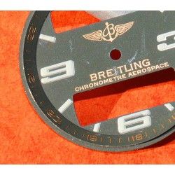 Breitling Rare 90's Watch AEROSPACE Grey Faded Dial with Arabic numerals Ref E65062 circa 1998