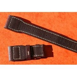 OEM BREITLING 22MM CALF WATCH BLACK LEATHER MANUFACTURER STRAP CHRONOMAT, NAVITIMER, OLYMPUS