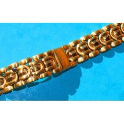 UNIVERSAL GENEVE Rare Discontinued Ladies Watch Bracelet Gold plated Links 15mm 