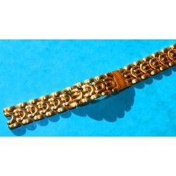 UNIVERSAL GENEVE Rare Discontinued Ladies Watch Bracelet Gold plated Links 15mm 