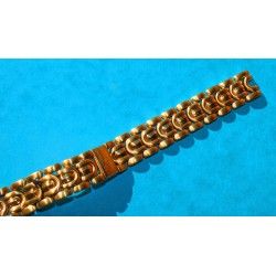 UNIVERSAL GENEVE Rare Discontinued Ladies Watch Bracelet Gold plated Links 15mm 