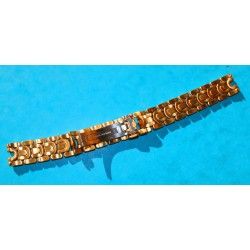 UNIVERSAL GENEVE Rare Discontinued Ladies Watch Bracelet Gold plated Links 15mm 