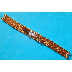 UNIVERSAL GENEVE Rare Discontinued Ladies Watch Bracelet Gold plated Links 15mm 