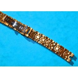 UNIVERSAL GENEVE Rare Discontinued Ladies Watch Bracelet Gold plated Links 15mm 