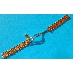 UNIVERSAL GENEVE Rare Discontinued Ladies Watch Bracelet Gold plated Links 15mm 