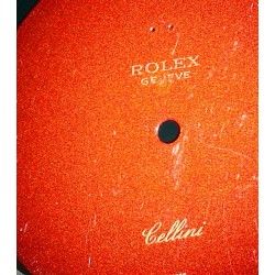 Rolex Fourniture horlogère Montres Cellini Ref.4081 Rare Cadran Rouge Contrasté Ø27mm 