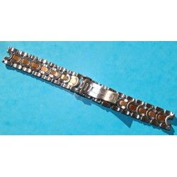 UNIVERSAL GENEVE Rare Discontinued Ladies Watch Bracelet Gold plated Links 15mm 